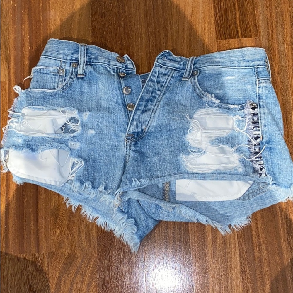 American eagle jean shorts